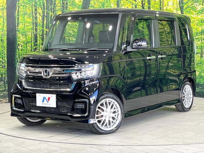 2021 Honda N-BOX CUSTOM 6BA-JF3 (UW-mv31blk780rp)[0]