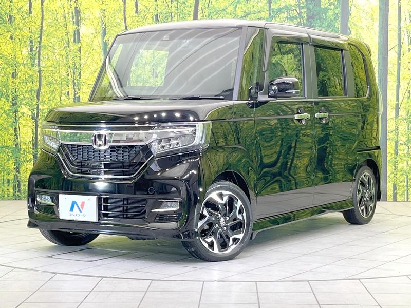 2018 Honda N-BOX CUSTOM DBA-JF3 (UW-mv8r3mla9sfm)[0]
